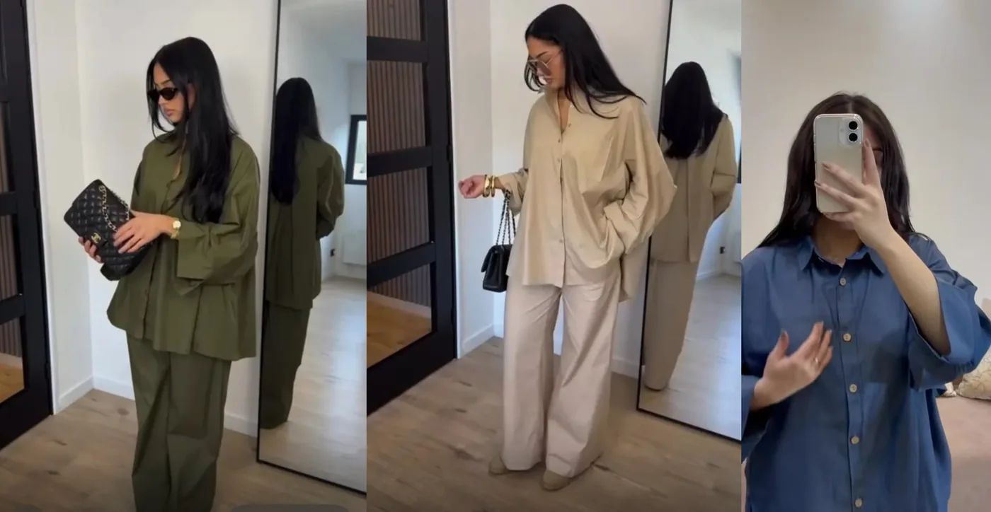 Ensemble Poplin Oversize